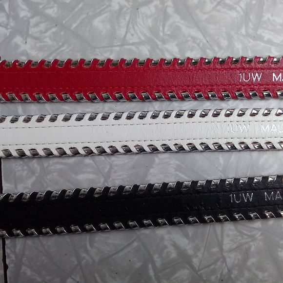 Mallory Accessories Set Of 3 Mallory Belts Country Western Leather